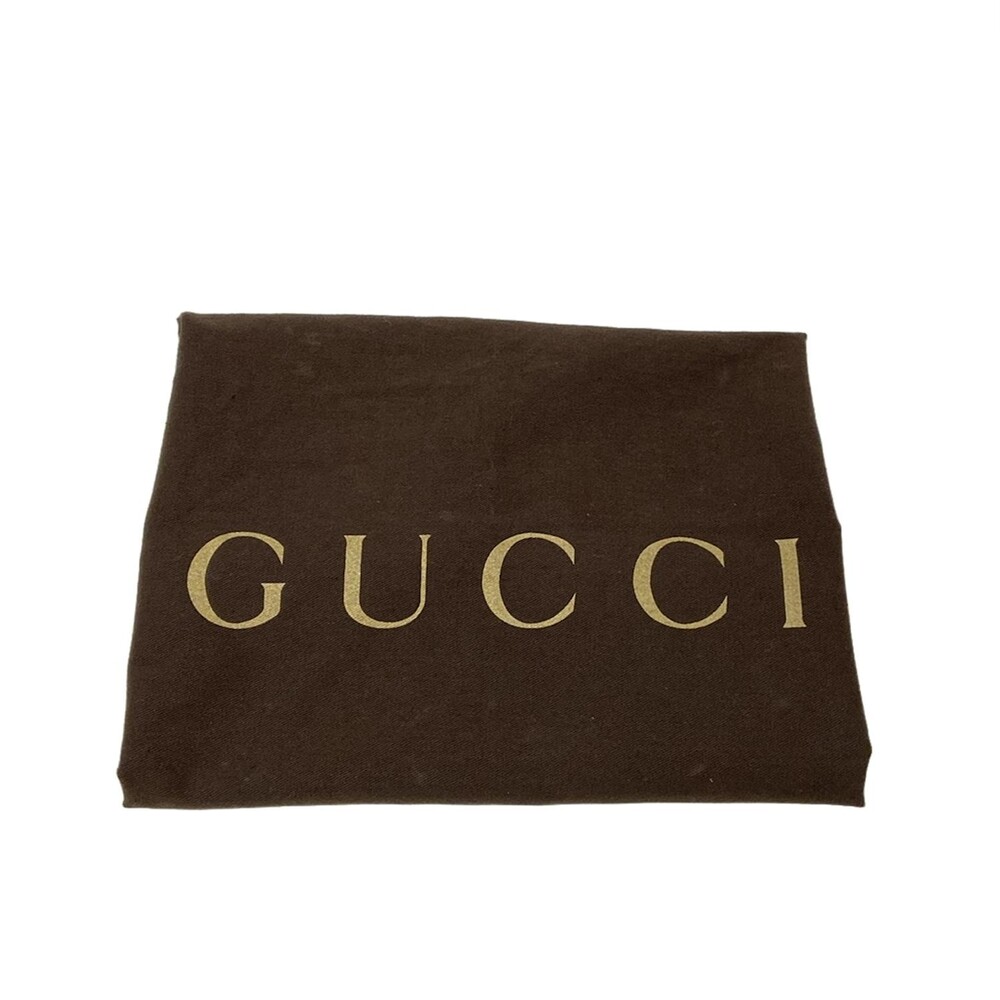 Gucci Marrakech Tote Bag 295326 Dark Brown Beige Light Brown Jacquard Leather - Picture 8 of 15